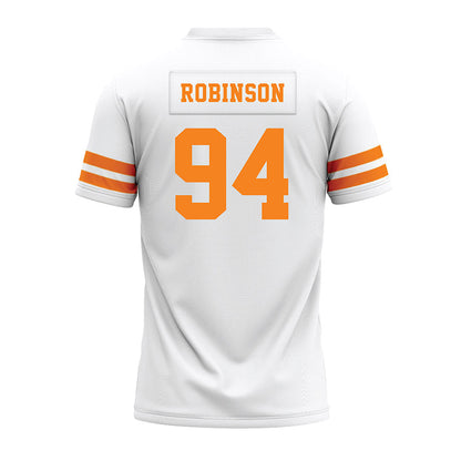 Tennessee - NCAA Football : Nathan Robinson - White Premium Football Jersey-1