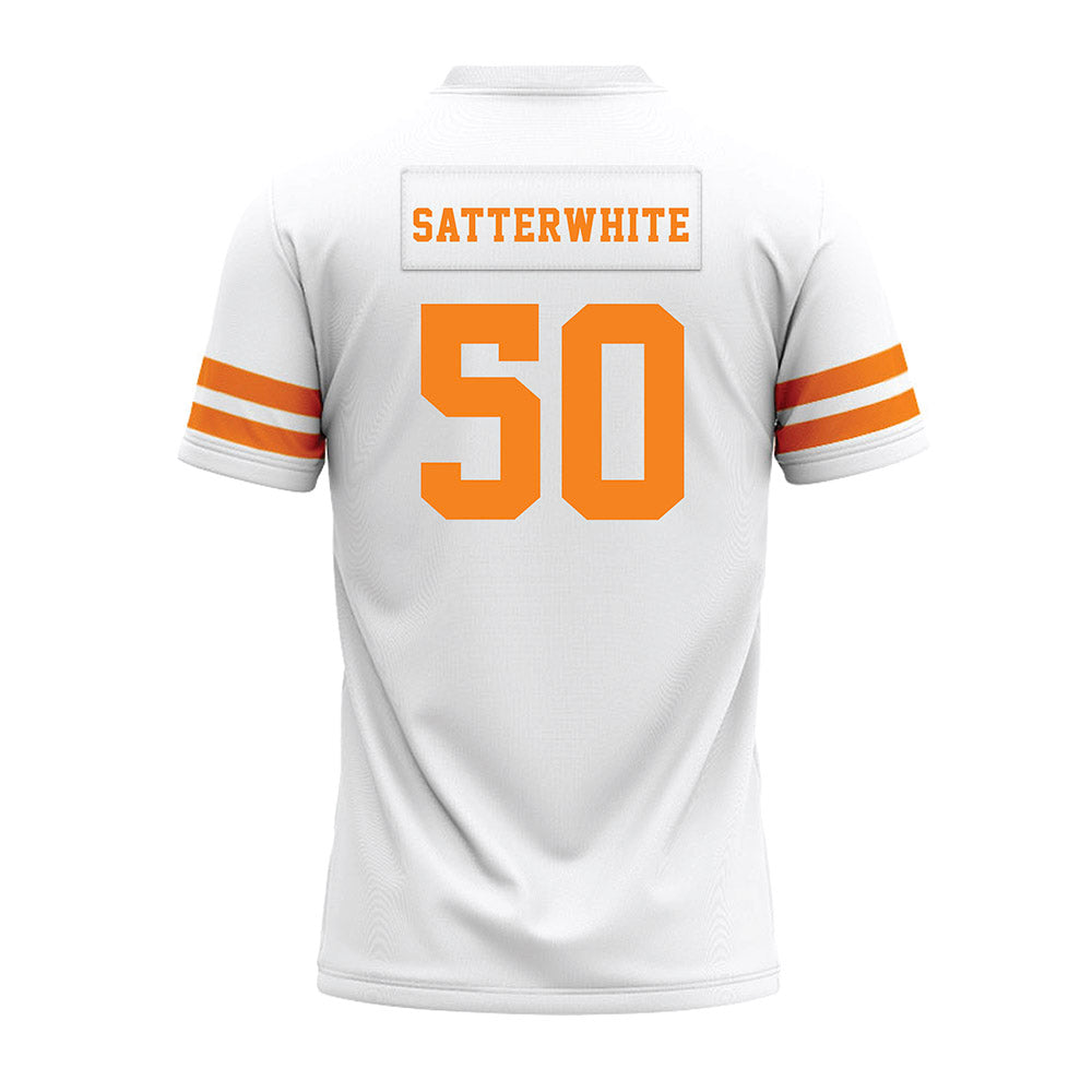 Tennessee - NCAA Football : William Satterwhite - White Premium Football Jersey-1
