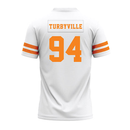 Tennessee - NCAA Football : Josh Turbyville - White Premium Football Jersey-1
