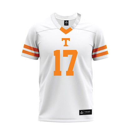 Tennessee - NCAA Football : Ryan Staub - White Premium Football Jersey-0