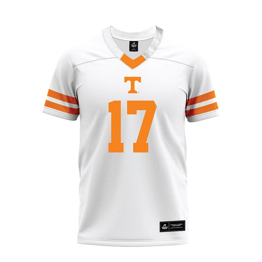 Tennessee - NCAA Football : Ryan Staub - White Premium Football Jersey-0
