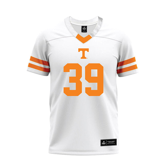 Tennessee - NCAA Football : Malcolm Kinzer - White Premium Football Jersey-0