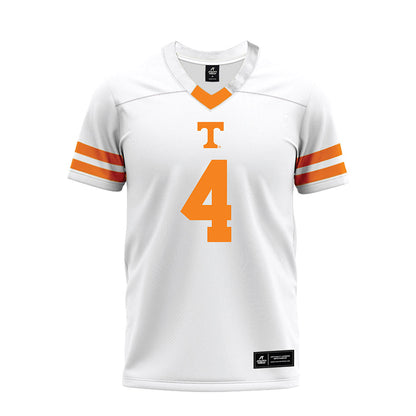 Tennessee - NCAA Football : Ty Redmond - White Premium Football Jersey-0