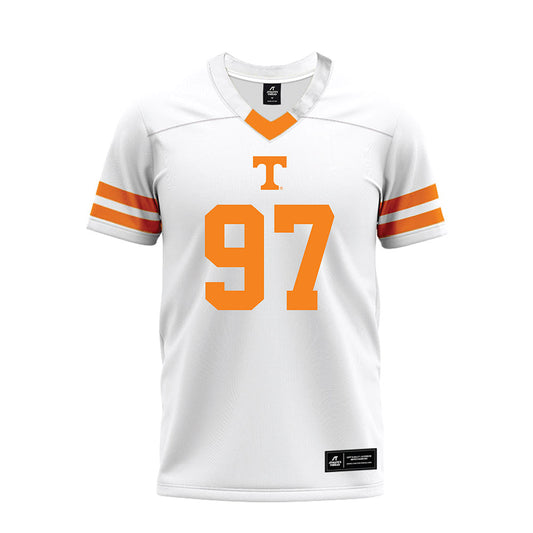 Tennessee - NCAA Football : Ethan Utley - White Premium Football Jersey-0
