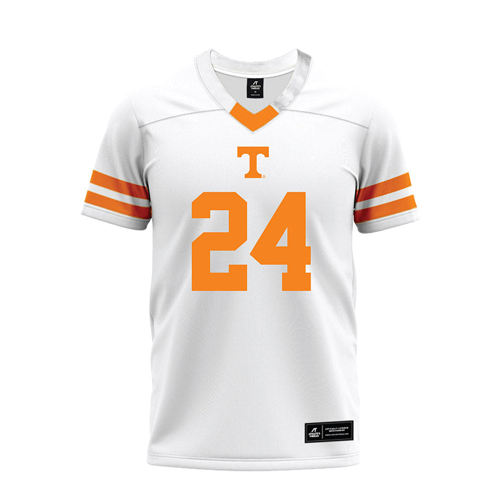 Tennessee - NCAA Football : Hunter Barnes - White Premium Football Jersey-0