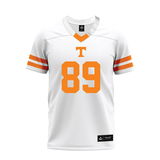 Tennessee - NCAA Football : Mike Bethea II - White Premium Football Jersey-0