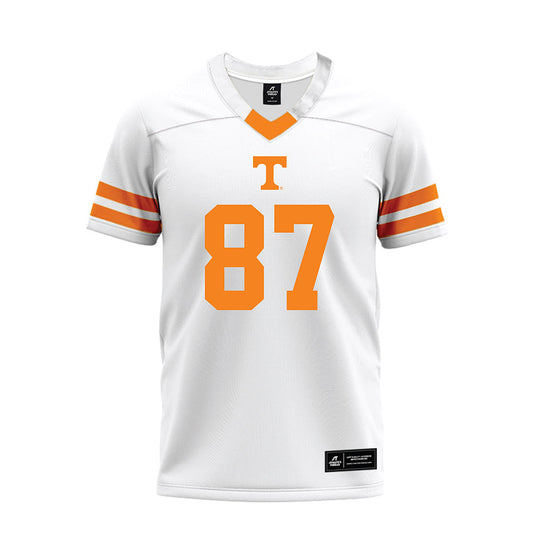 Tennessee - NCAA Football : Joshua Helsdon - White Premium Football Jersey-0