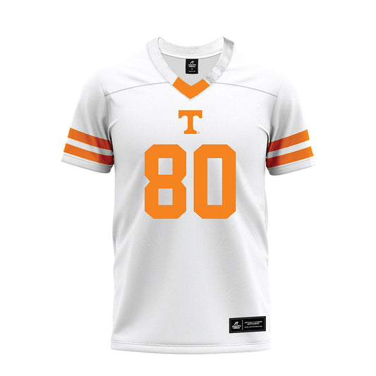 Tennessee - NCAA Football : Travis Smith Jr. - White Premium Football Jersey-0