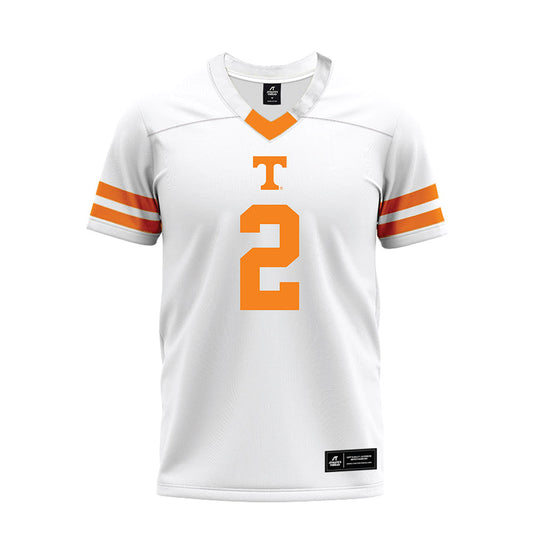 Tennessee - NCAA Football : Andre Turrentine - White Premium Football Jersey-0