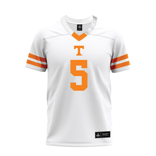Tennessee - NCAA Football : Radarious Jackson - White Premium Football Jersey-0