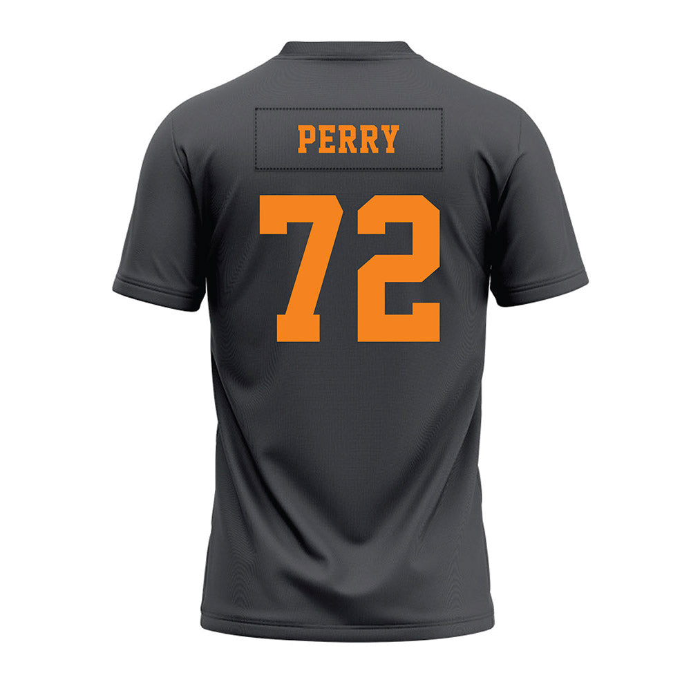 Tennessee - NCAA Football : Jesse Perry - Black Premium Football Jersey-1
