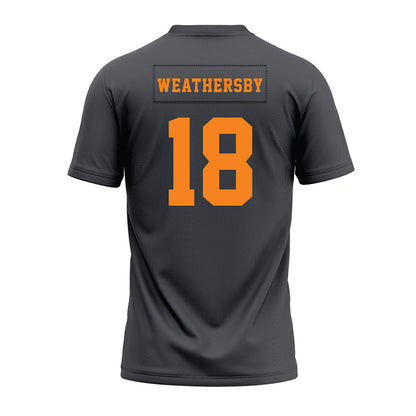 Tennessee - NCAA Football : Tyree Weathersby - Black Premium Football Jersey-1
