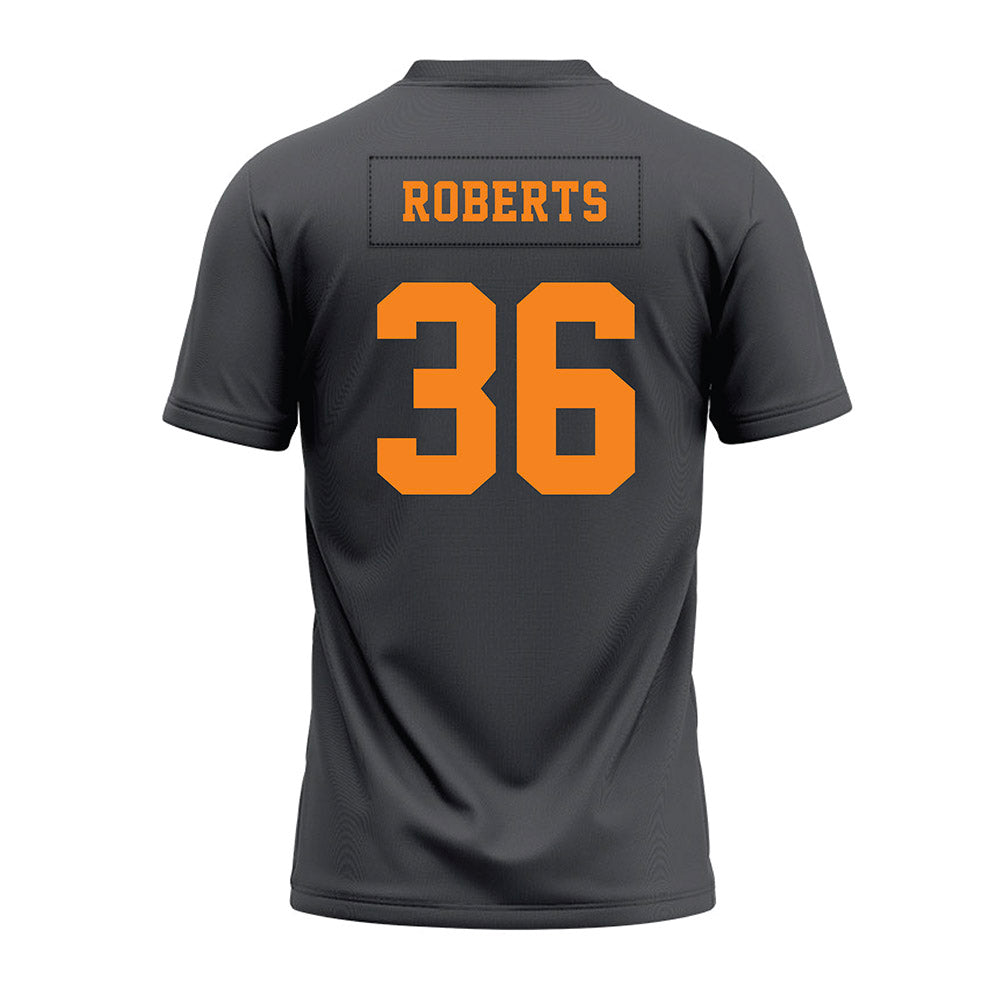 Tennessee - NCAA Football : Nathan Roberts - Black Premium Football Jersey-1