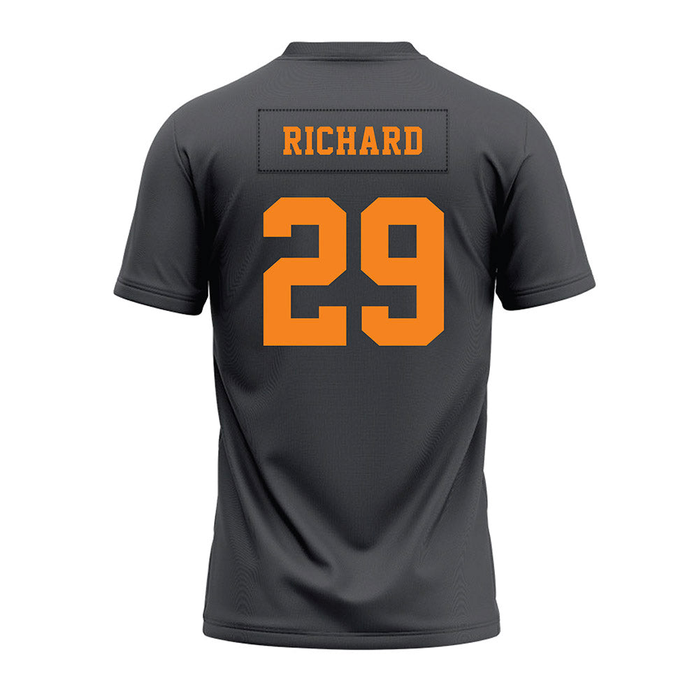 Tennessee - NCAA Football : Jadais Richard - Black Premium Football Jersey-1