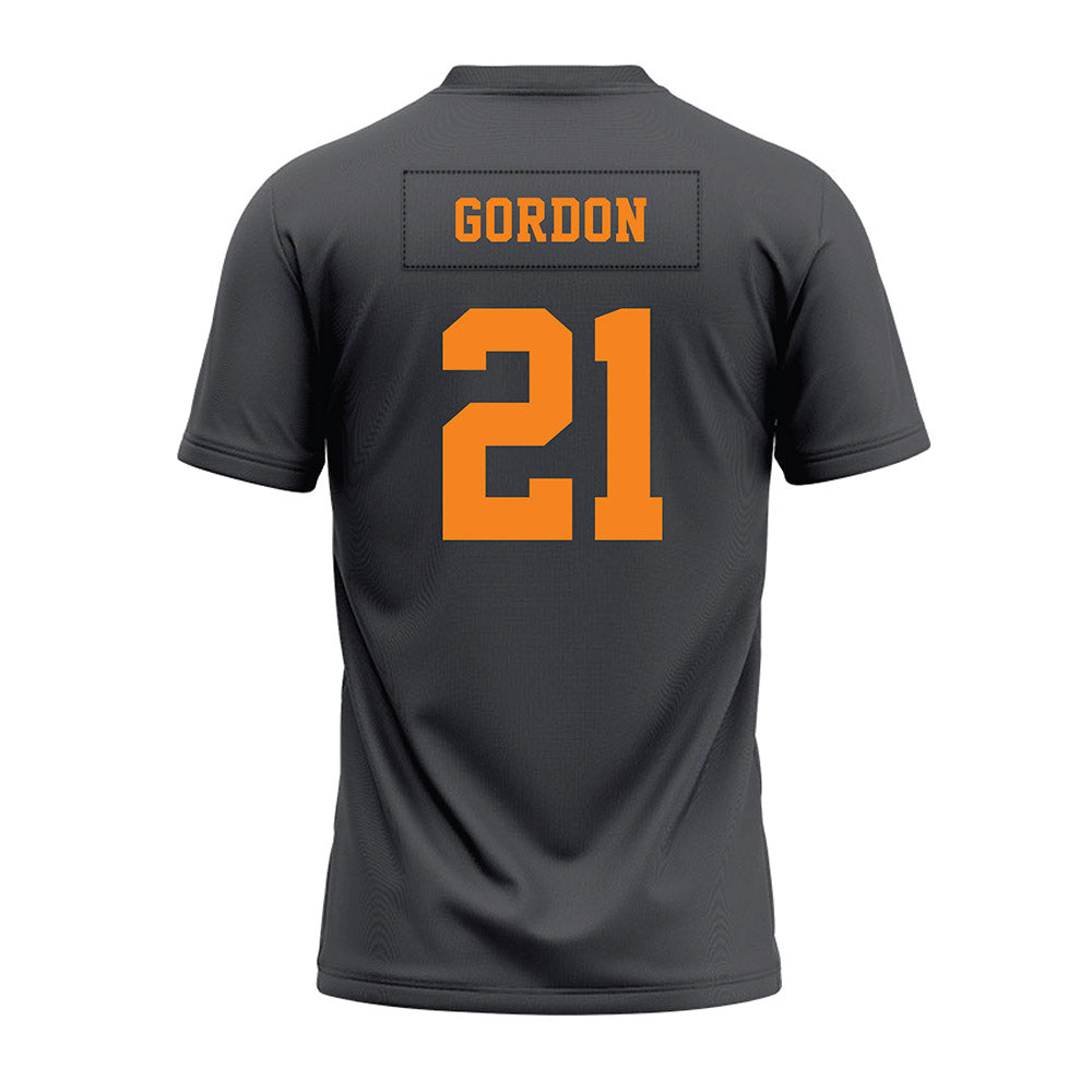 Tennessee - NCAA Football : Javin Gordon - Black Premium Football Jersey-1