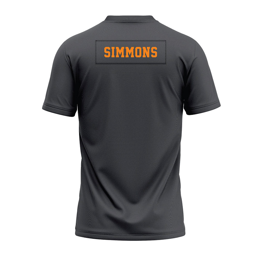 Tennessee - NCAA Football : Nuk Simmons - Black Premium Football Jersey-1