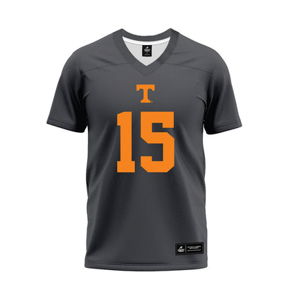 Tennessee - NCAA Football : Edrees Farooq - Black Premium Football Jersey-0