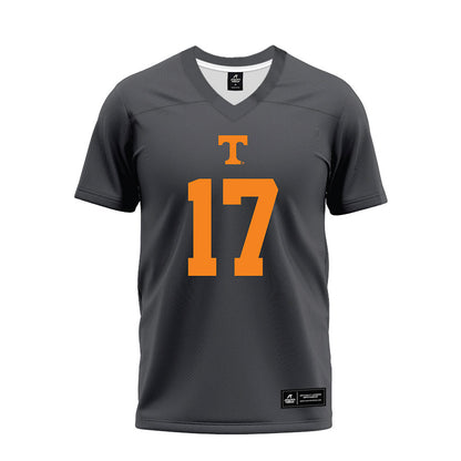 Tennessee - NCAA Football : Ryan Staub - Black Premium Football Jersey-0
