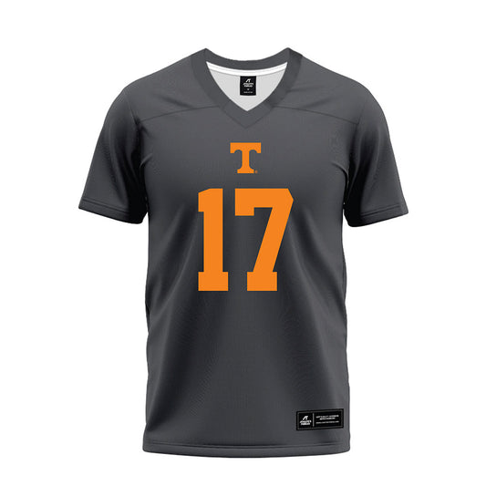 Tennessee - NCAA Football : Ryan Staub - Black Premium Football Jersey-0