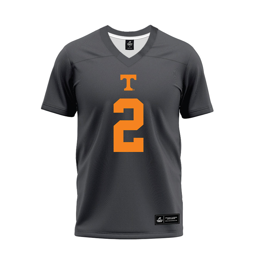 Tennessee - NCAA Football : Andre Turrentine - Black Premium Football Jersey-0