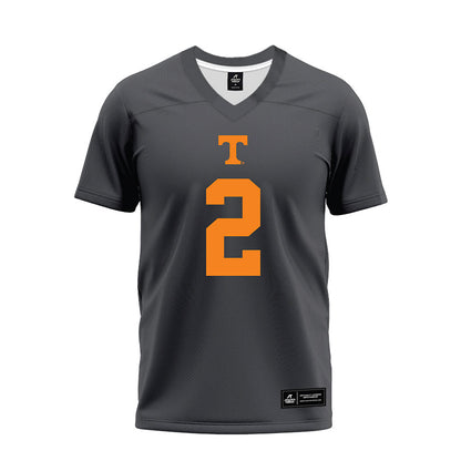 Tennessee - NCAA Football : Andre Turrentine - Black Premium Football Jersey-0