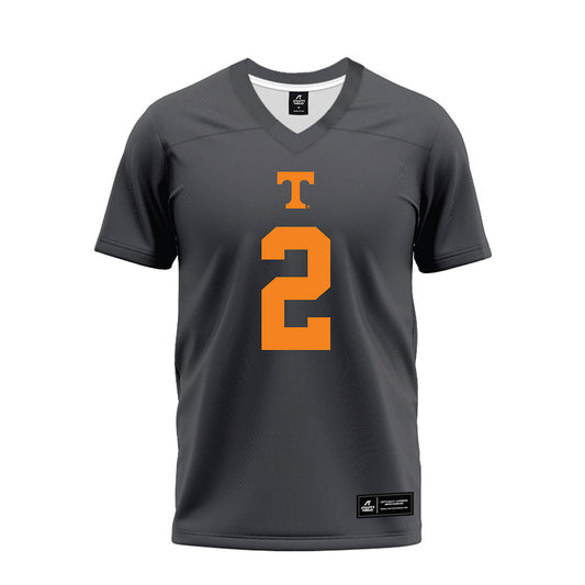 Tennessee - NCAA Football : Andre Turrentine - Black Premium Football Jersey-0