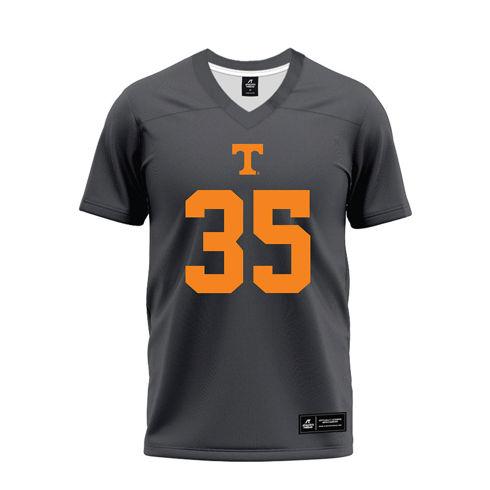 Tennessee - NCAA Football : Benjamin Petermann - Black Premium Football Jersey-0