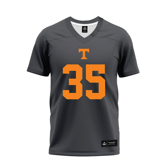Tennessee - NCAA Football : Benjamin Petermann - Black Premium Football Jersey-0