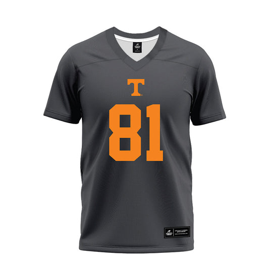 Tennessee - NCAA Football : Amari Jefferson - Black Premium Football Jersey-0