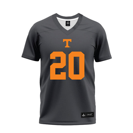 Tennessee - NCAA Football : Justin Baker - Black Premium Football Jersey-0