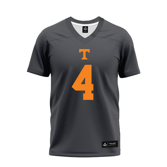 Tennessee - NCAA Football : Ty Redmond - Black Premium Football Jersey-0
