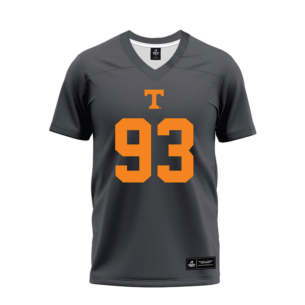 Tennessee - NCAA Football : Grady Dangerfield - Black Premium Football Jersey-0
