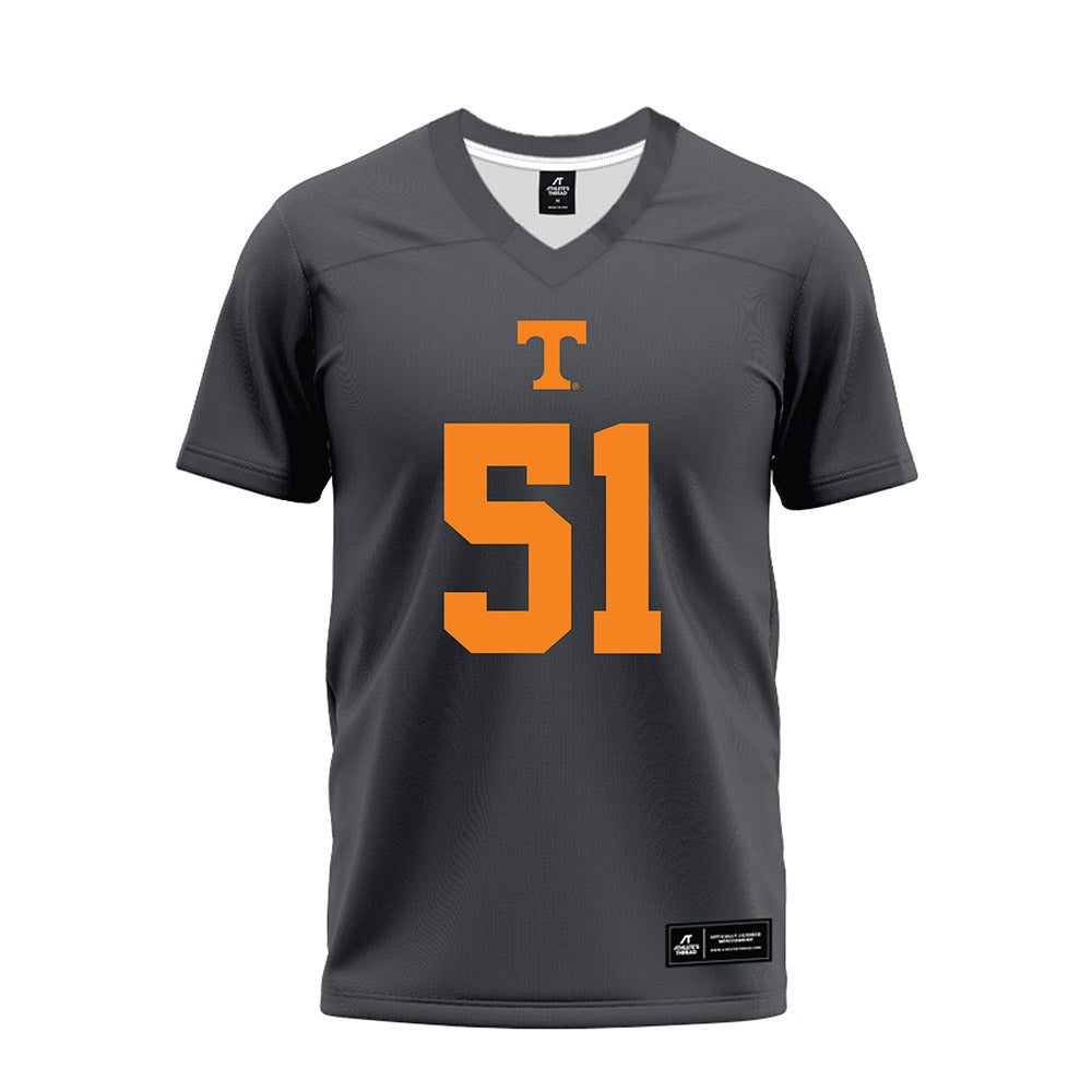 Tennessee - NCAA Football : Jaxson Moi - Black Premium Football Jersey-0