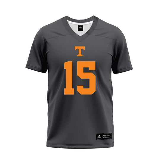 Tennessee - NCAA Football : George MacIntyre - Black Premium Football Jersey-0