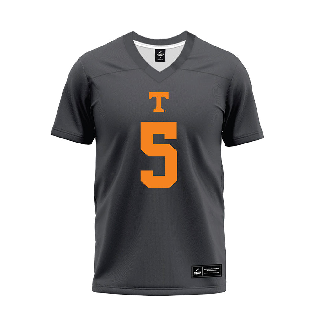 Tennessee - NCAA Football : Radarious Jackson - Black Premium Football Jersey-0