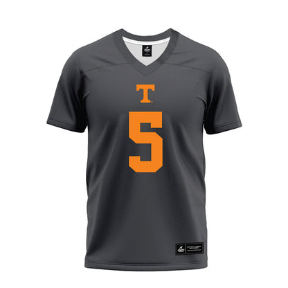 Tennessee - NCAA Football : Radarious Jackson - Black Premium Football Jersey-0