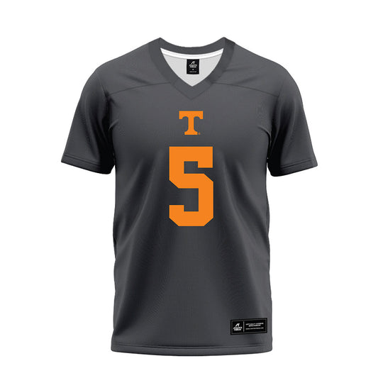 Tennessee - NCAA Football : Radarious Jackson - Black Premium Football Jersey-0