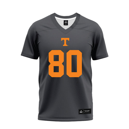 Tennessee - NCAA Football : Travis Smith Jr. - Black Premium Football Jersey-0