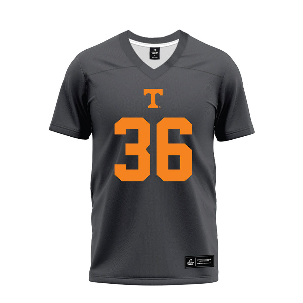 Tennessee - NCAA Football : Nathan Roberts - Black Premium Football Jersey-0