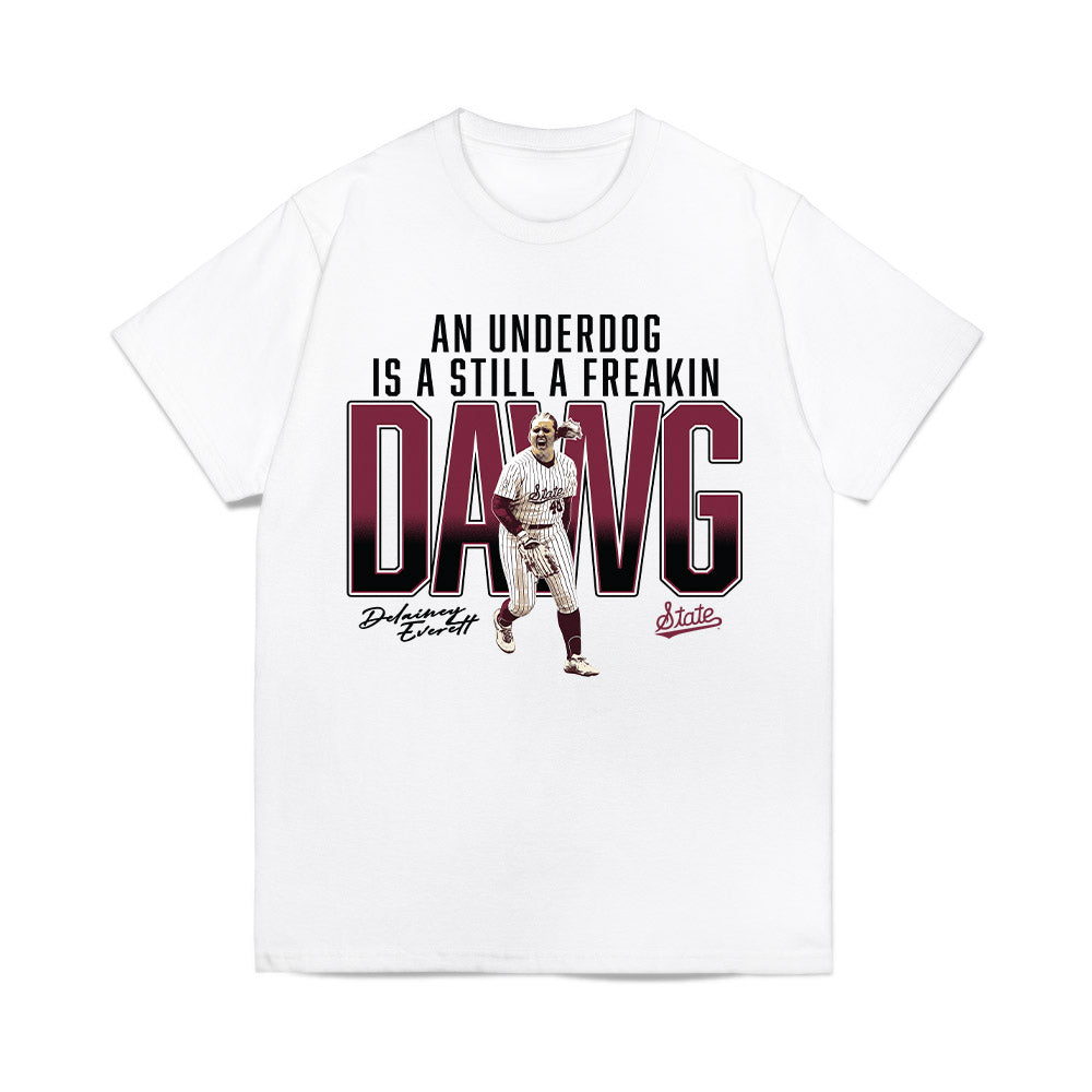 Mississippi State - NCAA Softball : Delainey Everett - Comfort Colors T-Shirt-0