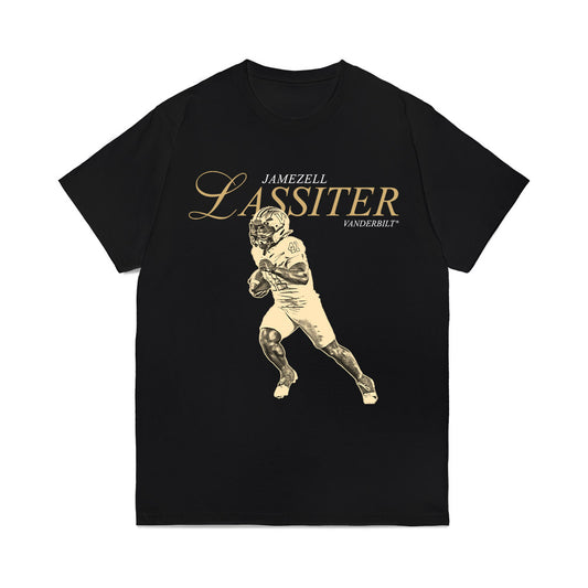 Vanderbilt - NCAA Football : Jamezell Lassiter - Legacy Comfort Colors T-Shirt-0