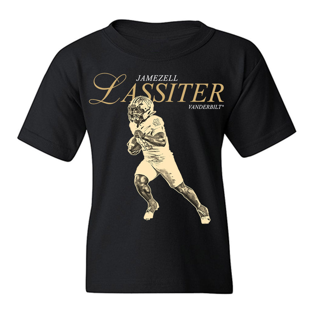 Vanderbilt - NCAA Football : Jamezell Lassiter - Legacy Youth T-Shirt-0