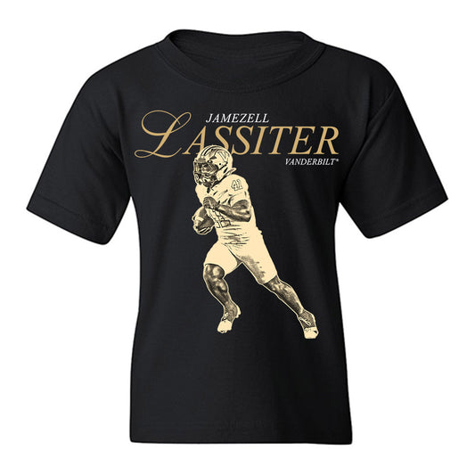 Vanderbilt - NCAA Football : Jamezell Lassiter - Legacy Youth T-Shirt-0