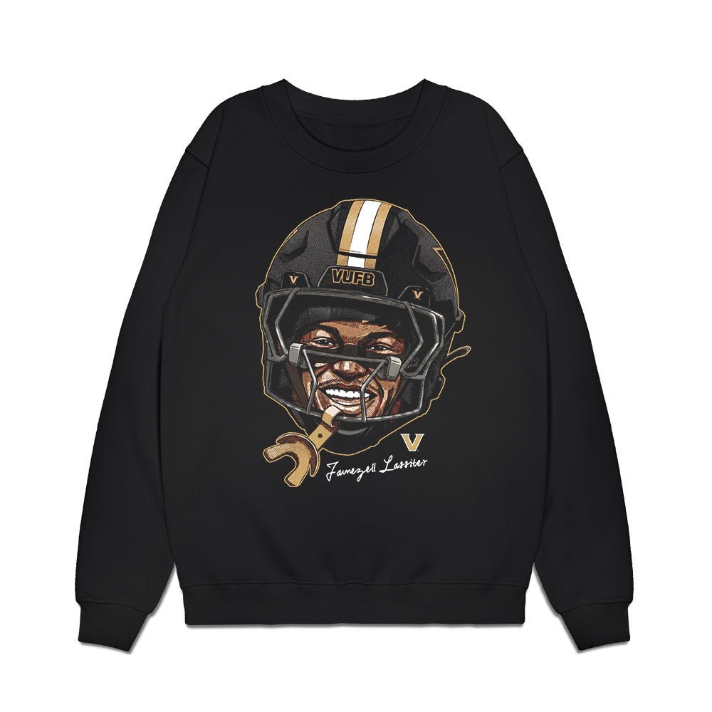 Vanderbilt - NCAA Football : Jamezell Lassiter - Game Face Premium Crewneck Sweatshirt-0
