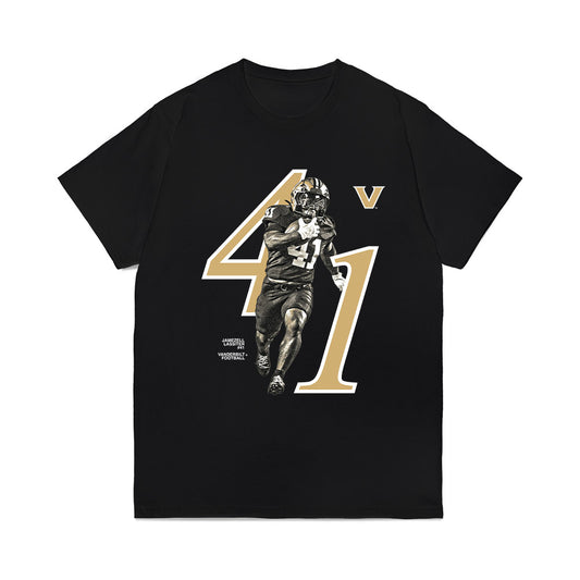 Vanderbilt - NCAA Football : Jamezell Lassiter - Graphic Comfort Colors T-Shirt-0