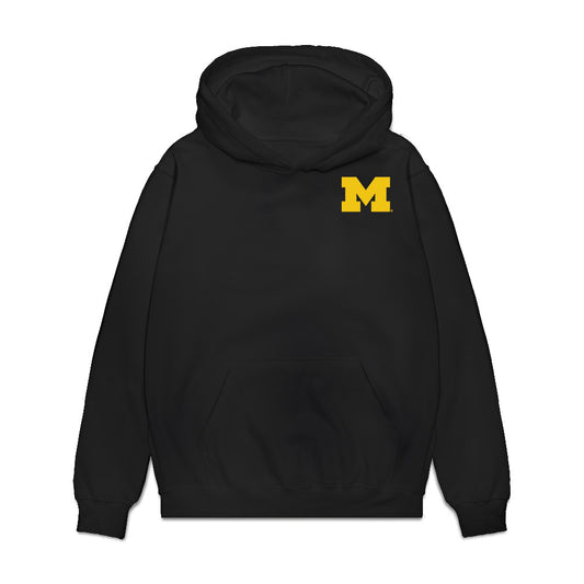 Michigan - NCAA Football : Bryce Underwood - Collage Premium Hooded Sweatshirt-0