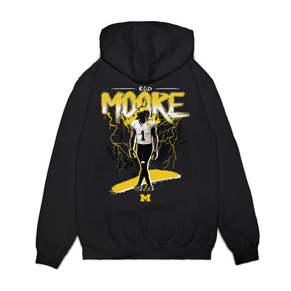 Michigan - NCAA Football : Rod Moore - Collage Premium Hooded Sweatshirt-1