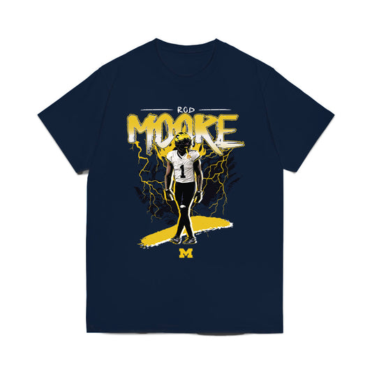 Michigan - NCAA Football : Rod Moore - Collage Comfort Colors T-Shirt-0