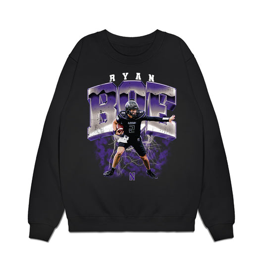 Northwestern - NCAA Football : Ryan Boe - Collage Premium Crewneck Sweatshirt-0