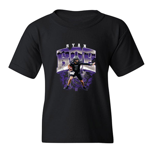 Northwestern - NCAA Football : Ryan Boe - Collage Youth T-Shirt-0